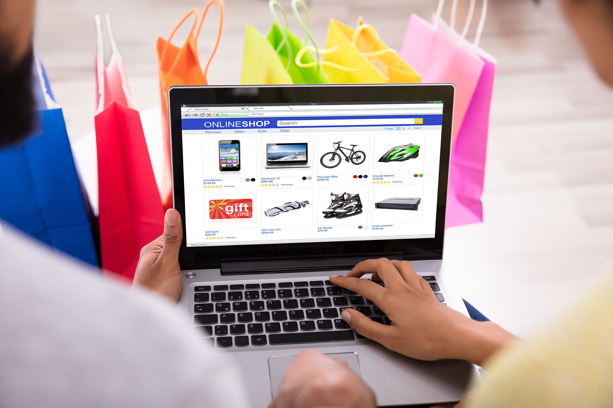 Beneficios de las tiendas virtuales